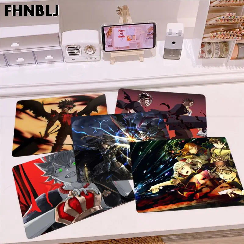 

Black Clover Anime Asta Mousepad Custom Skin Thickened Gaming Keyboard Table Mat Office Supplies Decor for Teen Girls Bedroom