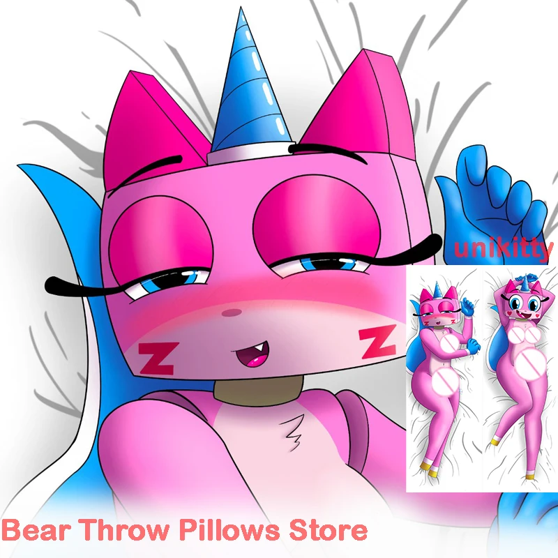

Двусторонняя Подушка для тела Dakimakura с принтом аниме unikitty в натуральную величину Чехол для Хэллоуина Рождественское украшение подарок