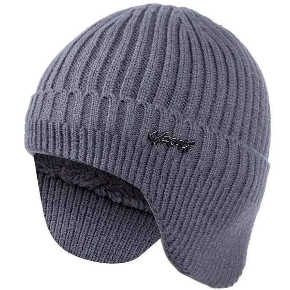 Hot Sale Unisex Earflap Winter Hats Stylish Soft Beanie Hat For Men Women Outdoor Warm Hat