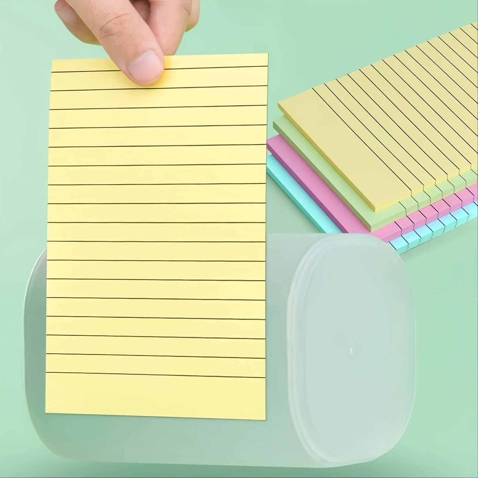 Morandi style sticky notes strong adhesion for office students postgrad exam marking cute practical note pads - 5