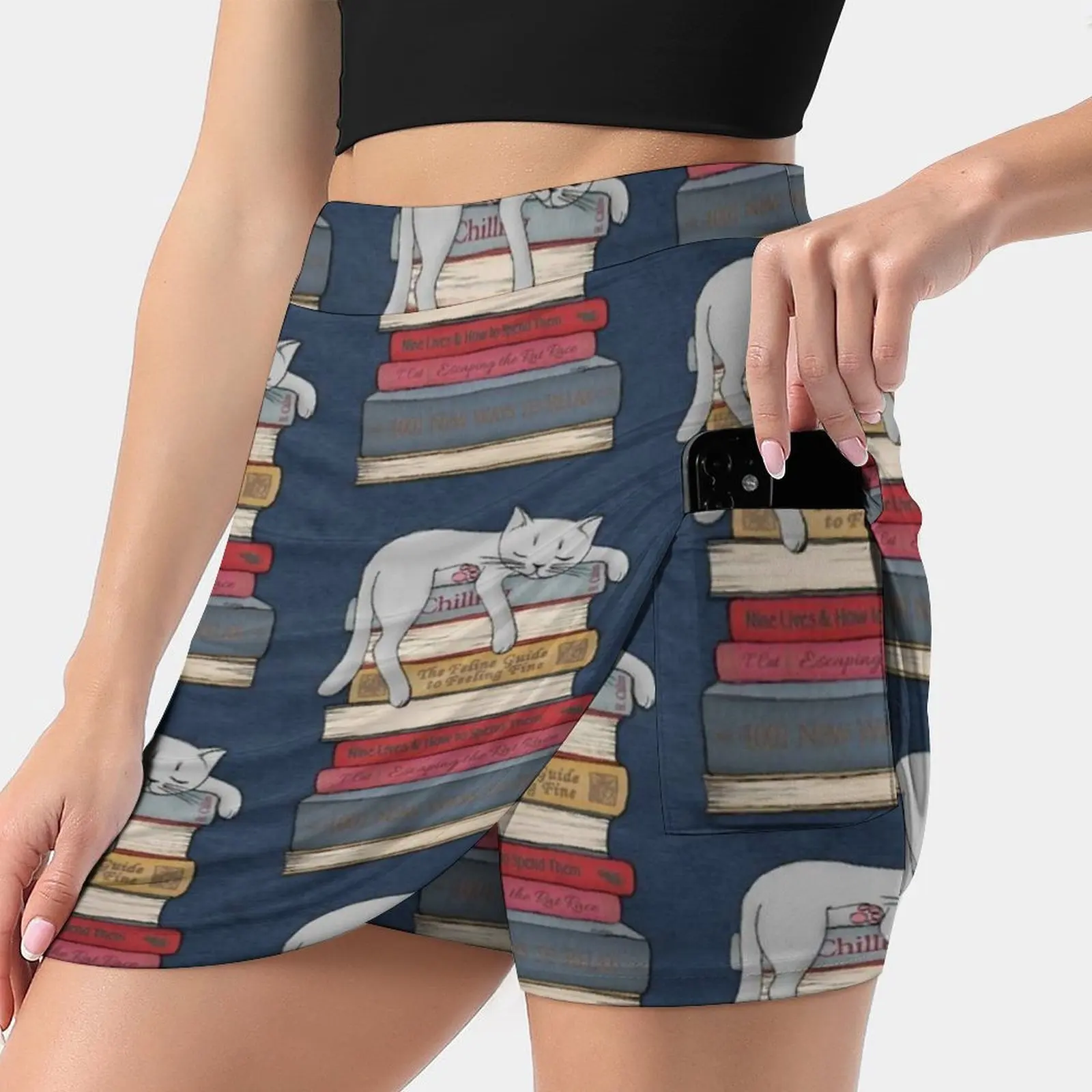 

How To Chill Like A Cat Korean Fashion Skirt Summer Skirts For Women Light Proof Trouser Skirt Catnap Books How To Relax Cat