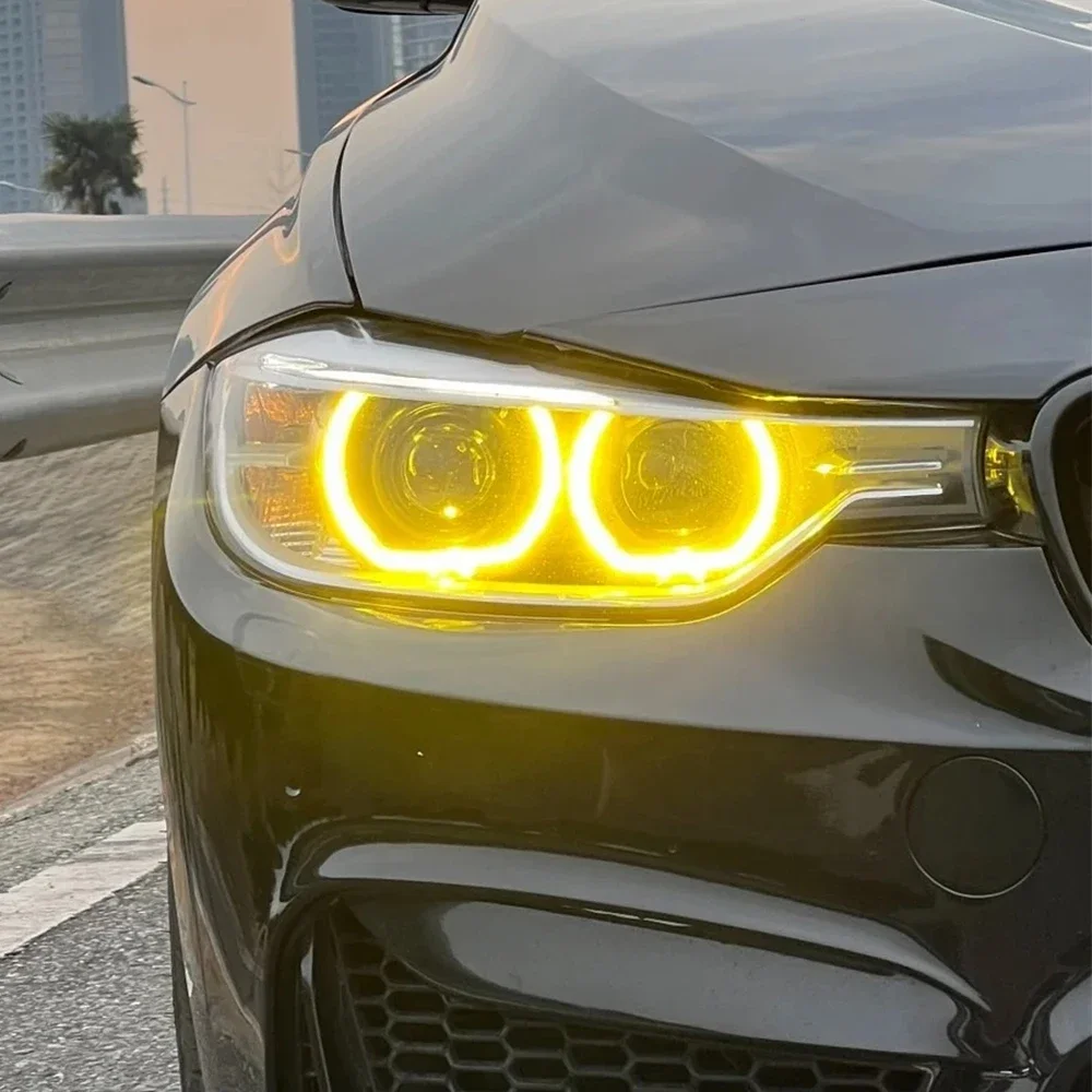 イエローエンジェルアイズライト BMW 3 シリーズ F30 F31 F34 フェイス