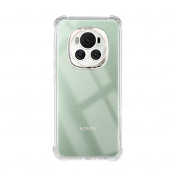 Enhanced Shockproof Clear TPU Case with Full Airbag Protection for Magic 6 RSR Porsche (Transparent)