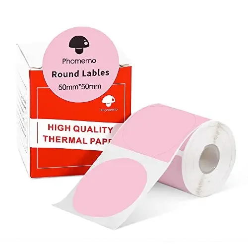 Phomemo Sticker Label M110/M221/M220/M120/M200/M110S Thermal Label- Black on Green 1.57