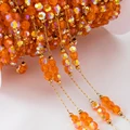 Orange 3.8mm bead