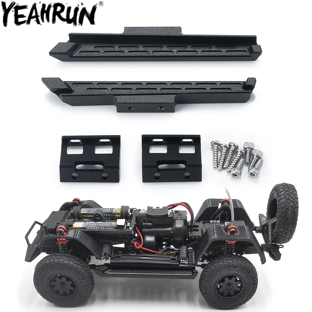 Pedale Laterale Della Tacchetta Del Pedale Del Metallo Di Yeahrun Per Kyosho 1/18 Jimny 32523, Miniz Jeep 1/24 Wrangler Rc Crawler Parti Di Aggiorname
