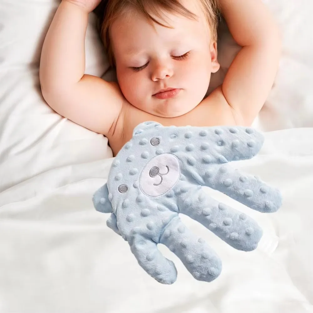Velvet Baby Sleep Glove with Remote Control for Newborns