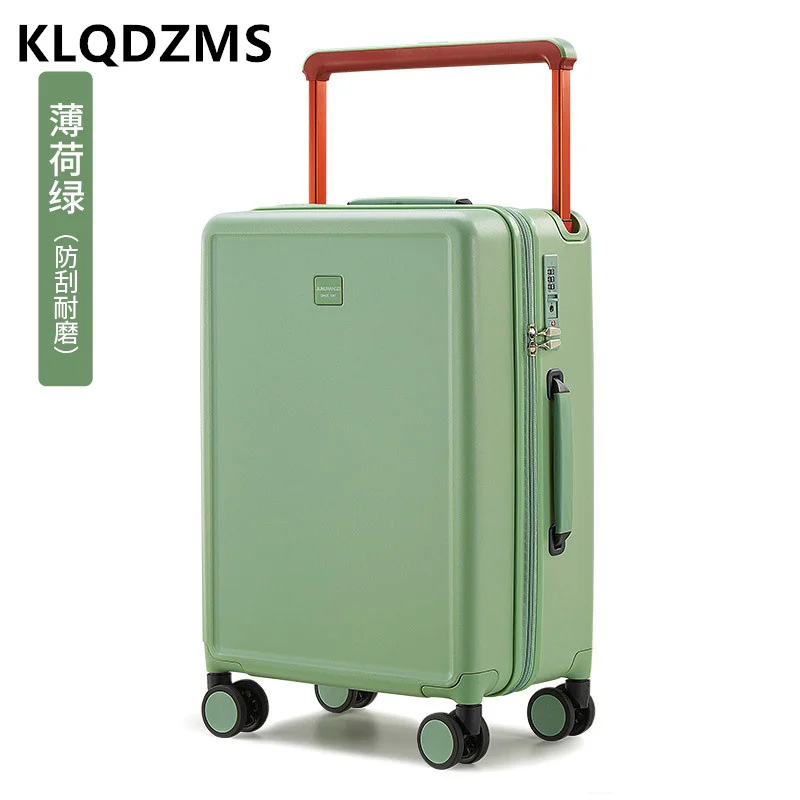KLQDZMS Bolso con ruedas para hombre y mujer, Maleta Universal con marco de aluminio, equipaje rodante maletas, 20 y 24 | - AliExpress