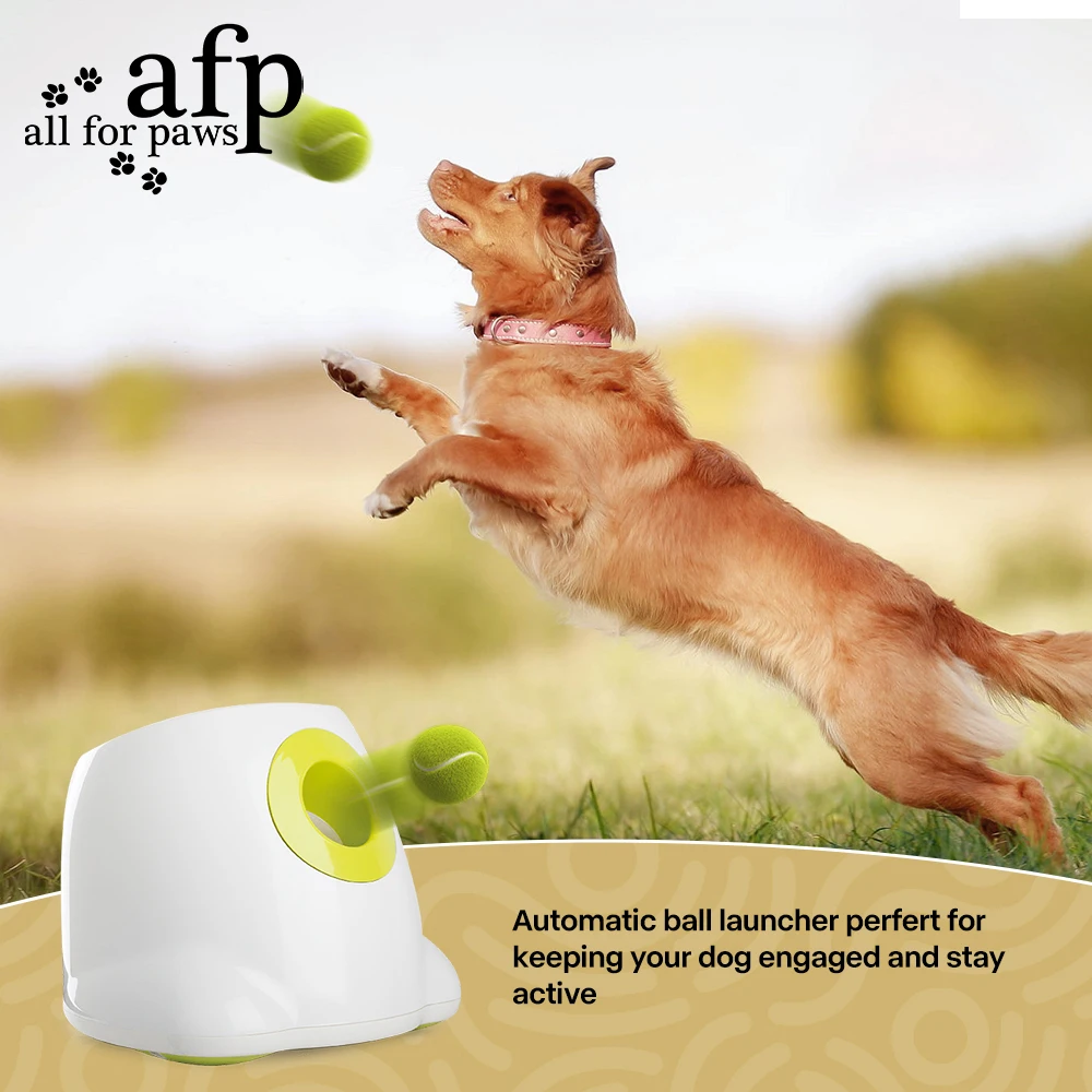 AFP 自動フェッチボールランチャー犬用インタラクティブおもちゃ