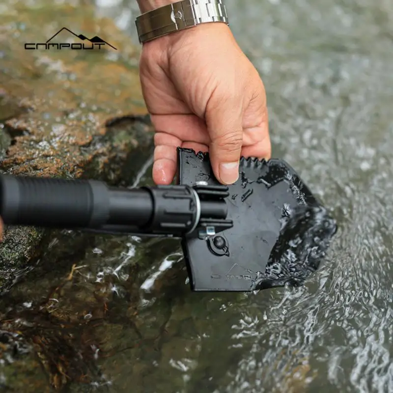 Camping Folding Survival Spade Shovel Stainless Steel Portable Field Army Shovel Engineer Shovels Snow Hoe Digging Tool 4