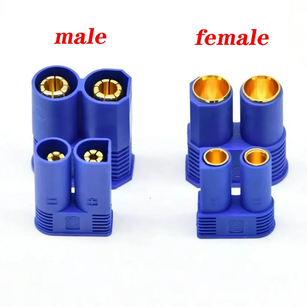 Lot 5 Paires Connecteurs Batterie RC EC2/EC3/EC5/EC6/EC8 - Mâle Femelle