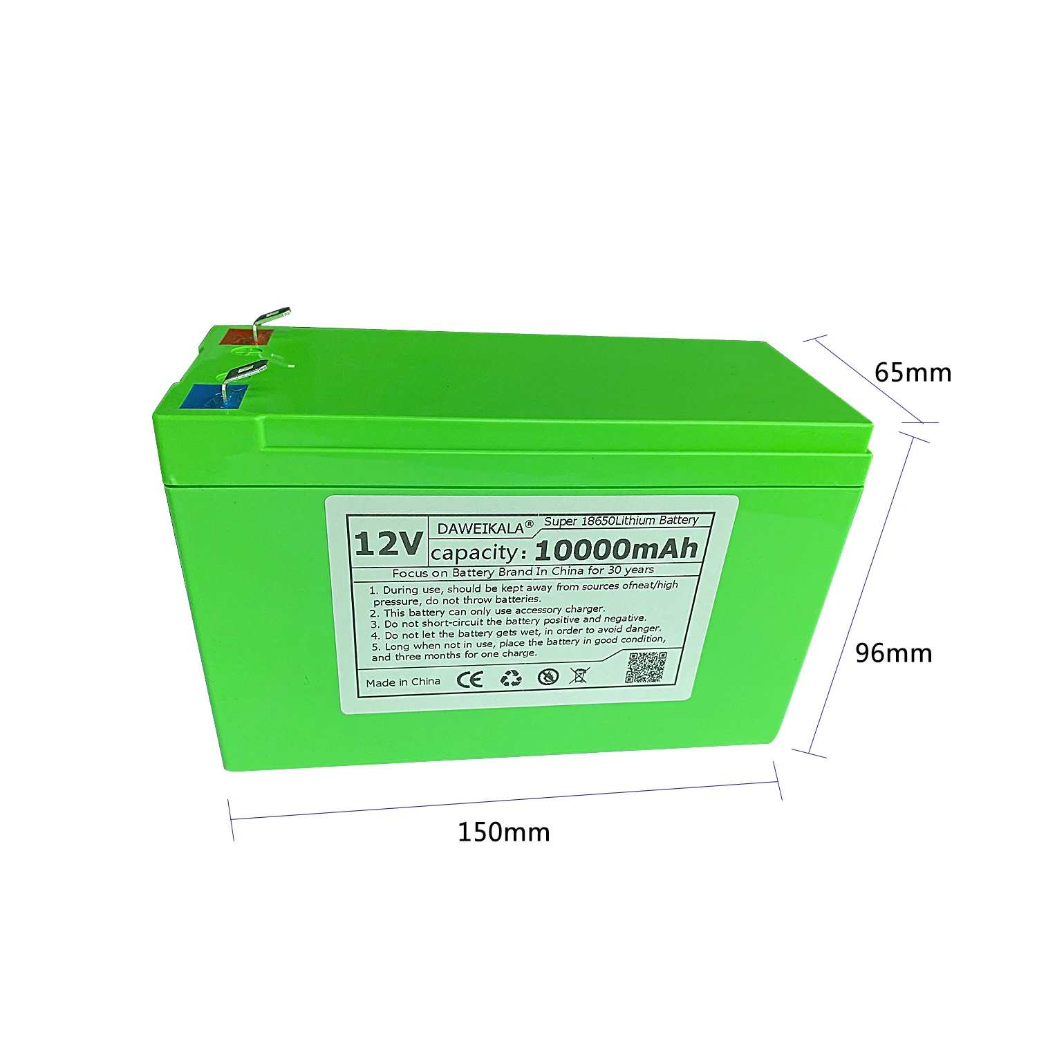 Wholesale Custom 12v Battery 18650 Battery pack rechargeable lithium
