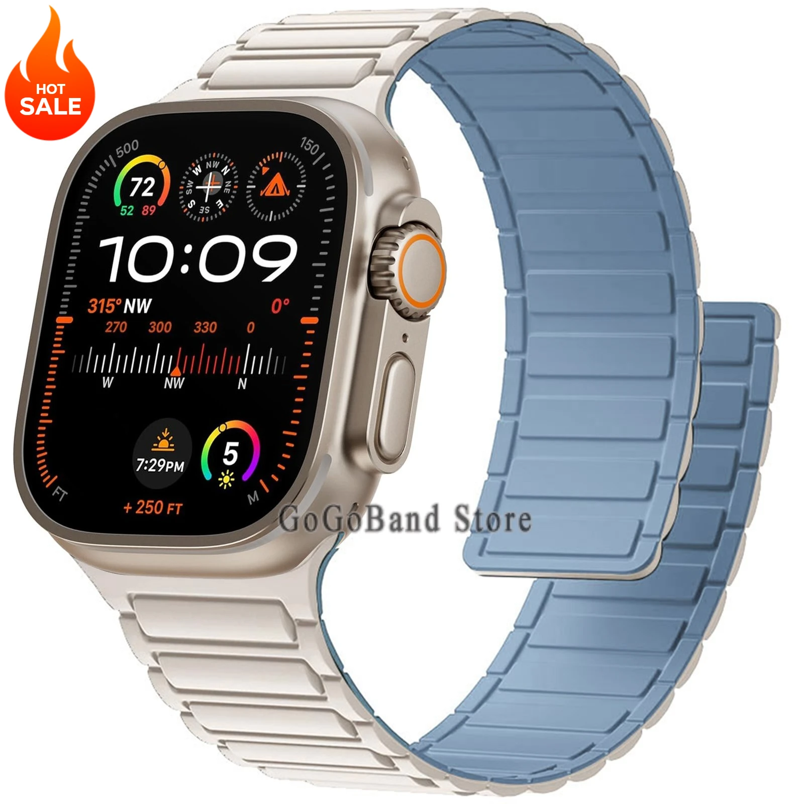 Sport Silicone Magnetic Strap Bracelet