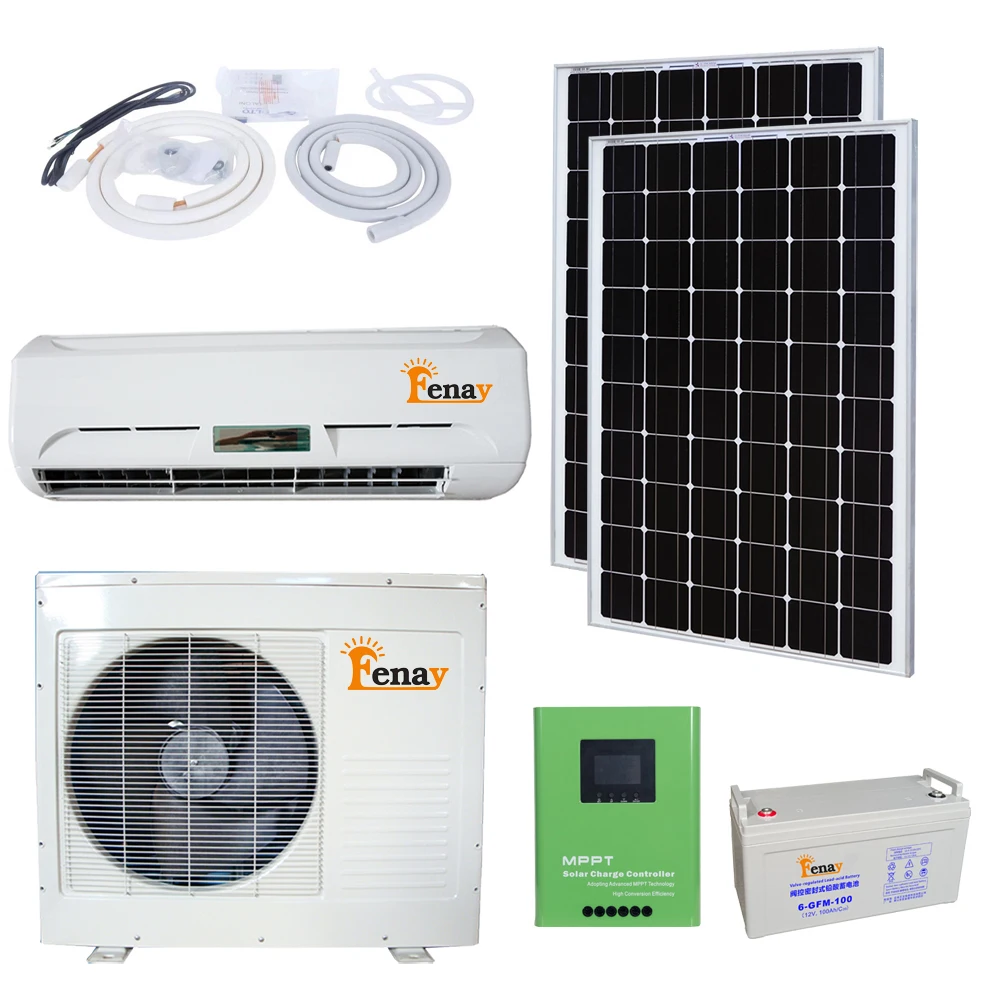 

Solar air conditioner DC 48V Off Grid 18000btu