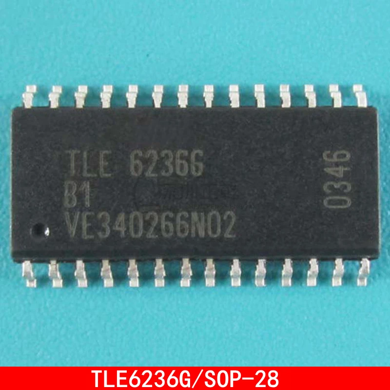 1-5PCS TLE6236G SOP-28 Intelligent eight-way low-side switch automobile drive chip 10 pieces l9823013tr l9823 sop24 patch eight low end drive distribution switch drive chip ic