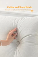 Wedge Pillow Headboard California King Bolster Triangular Headboard Pillow Positioning Support Reading Backrest Wedge Pillow 2