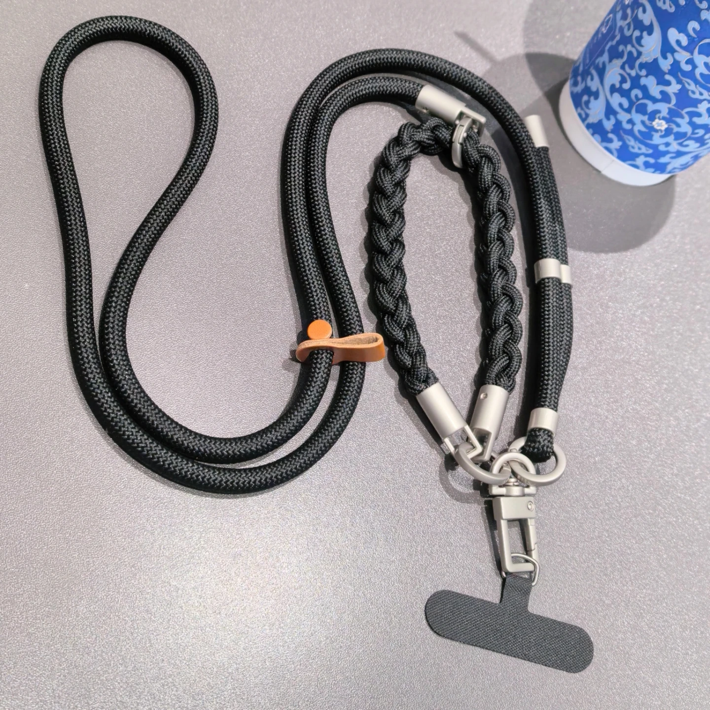 Outdoor Multi-Functional Adjustable Cross-Body & Neck-Wearing Mobile Phone Lanyard