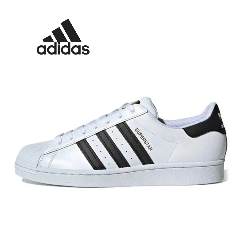 Sneakers Sportive Originali Adidas Superstar Da Uomo E Da Donna, Scarpe Casual, Bianco E Nero, Moda, Zel