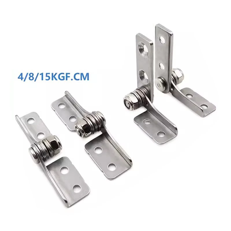 Furniture Hardware 304 stainless steel Damping hinge Any stop Any stop Hinge torque Adjustable pivot for equipment connection