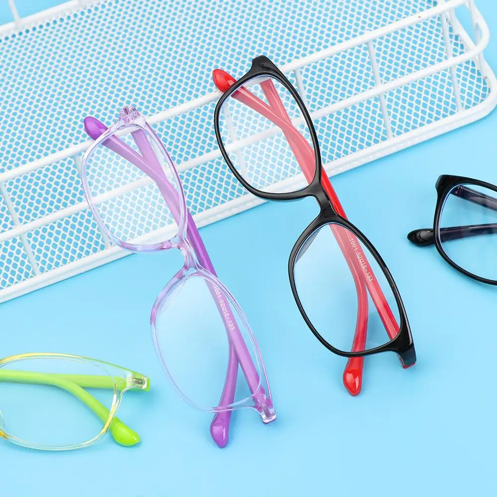 Blue Light Blocking Glasses Anti-blue Light Kids Glasses Square Optical Frame Children Boy Girls Transparent Blocking Anti Reflective UV Computer Eyeglasses blue light blocking glasses optical glasses frame