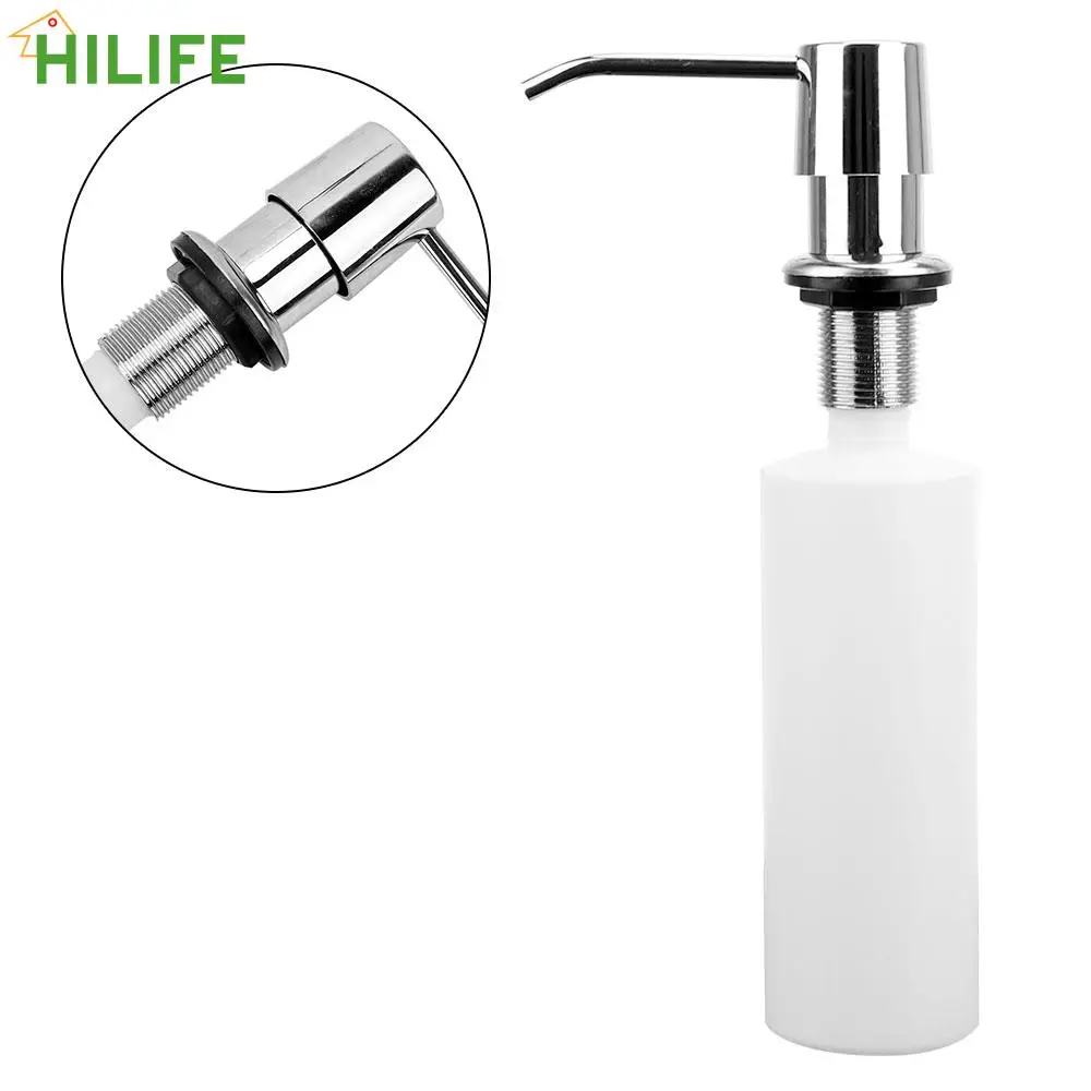 욕실 및 주방용 내장 로션 펌프 플라스틱 액체 비누 병 주방 싱크 비누 디스펜서 액체 비누 주최자