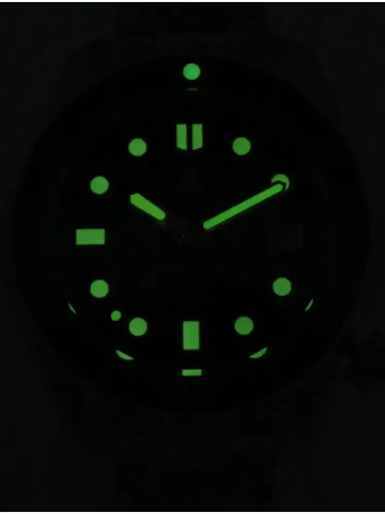 San Martin 44mm MM300 Black Turtle NH35 Men's Watch Mechanical Vintage Sapphire Date Window Gilt Dial 30Bar Reloj Hombre SN0087