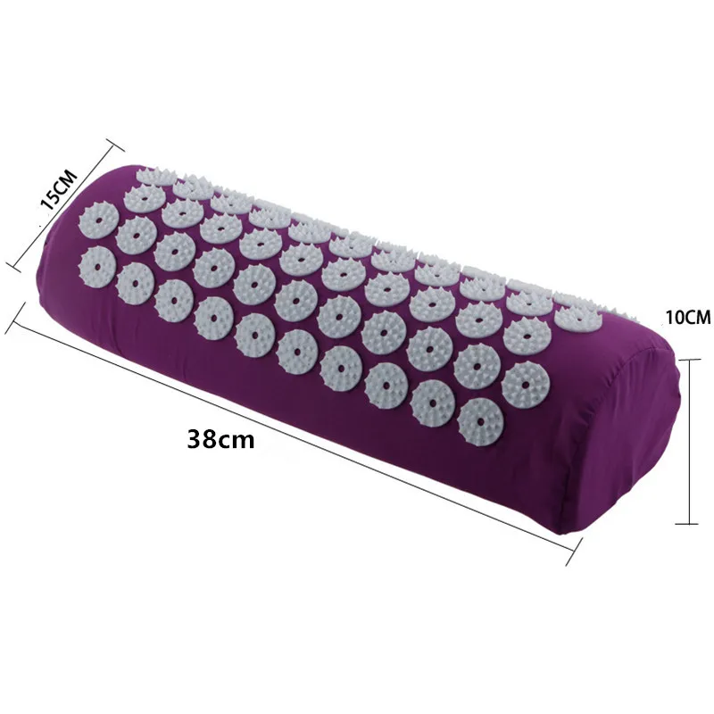 Description Picture 4 of itemMassager Yoga Mat Cushion Acupressure Massage Mat Sets Spike Fitness Yoga Pilates Relieve Stress Back Pain Applicator Kuznetsov