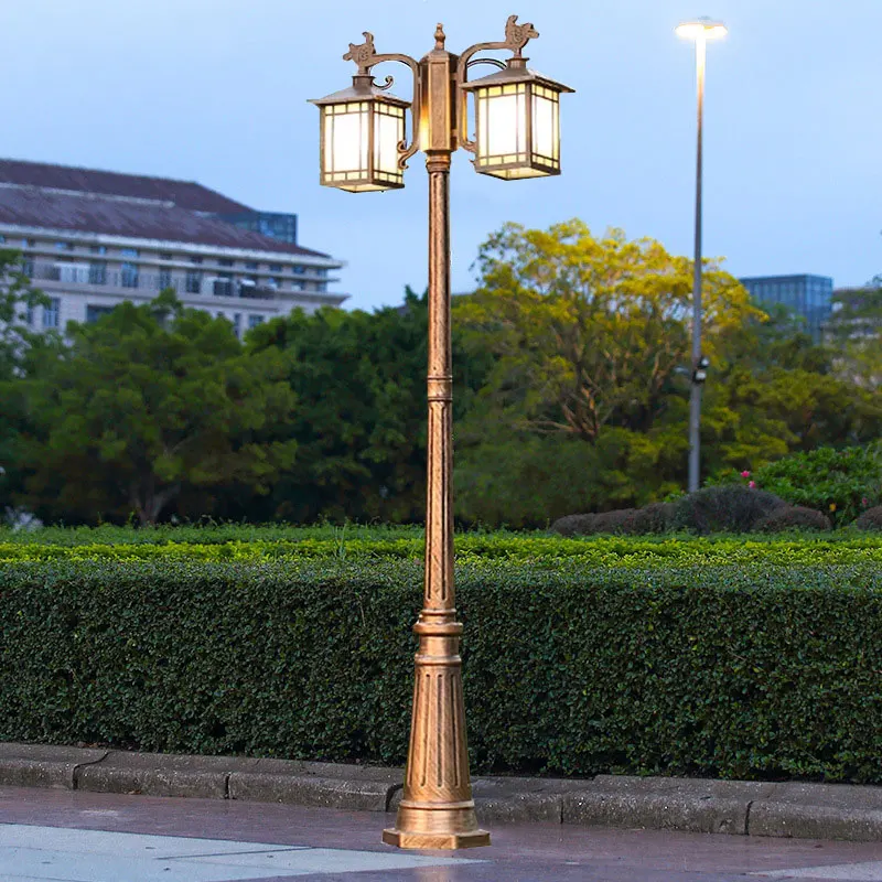 LED 가정용 야외 방수 마당 정원 빌라 잔디밭 야외용 높은 기둥 가로등 ?230CM