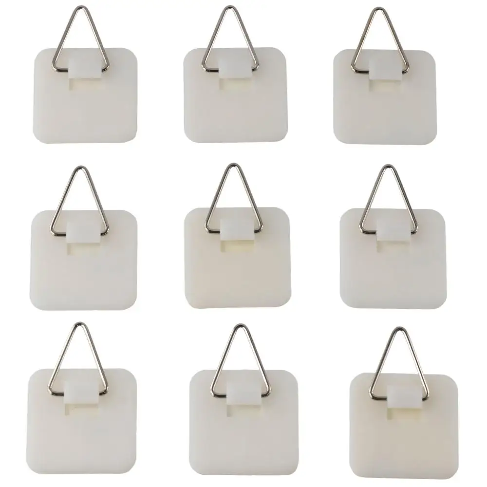 Invisible Adhesive Plate Hangers Without Nails For Plate Pictures Wall Art Decor 10/60 Pcs picture frame hangers