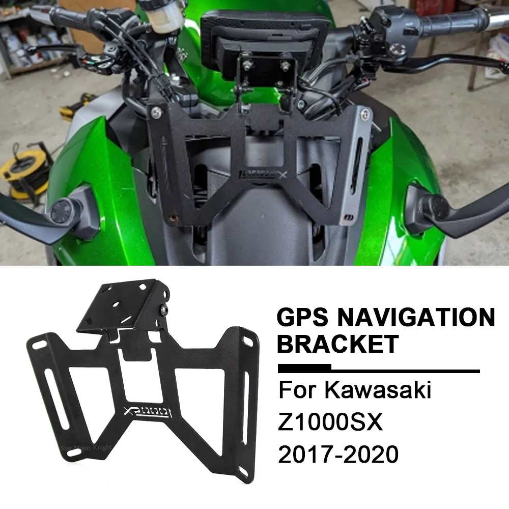 Front windshield Phone Stand Holder Phone GPS Navigaton Plate Bracket smart phone support for Kawasaki Ninja Z1000SX Z 1000 SX new motorcycle front phone stand holder gps navigaton plate bracket for honda forza 300 250 125 mf13 forza300