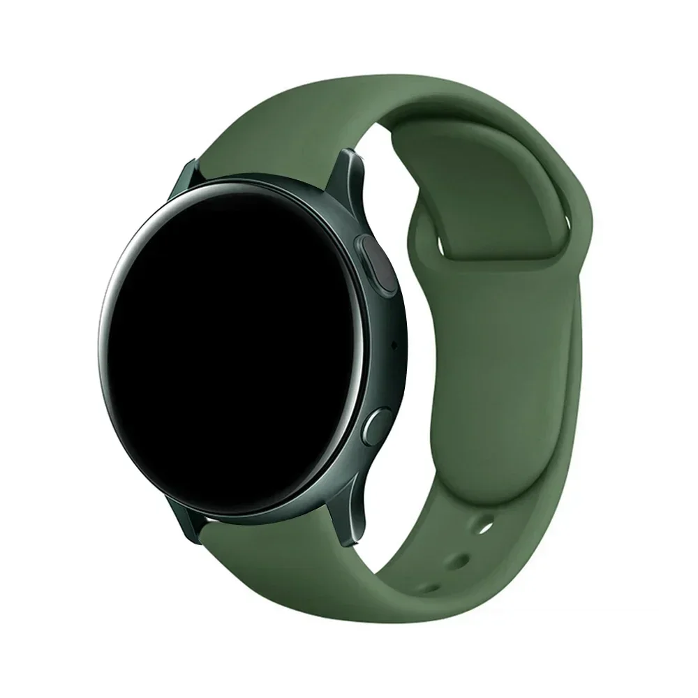 Elegant 18mm Silicone Wristband Bracelet