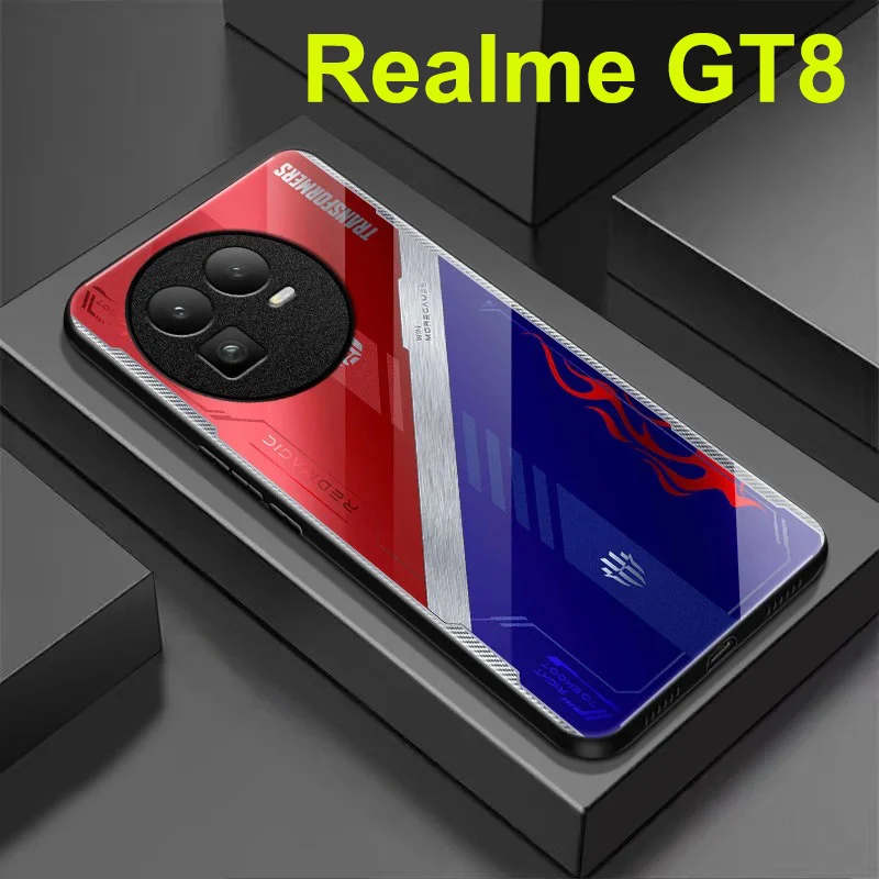 Premium 9H Tempered Glass Phone Back Cover with Hard Protective Shell
