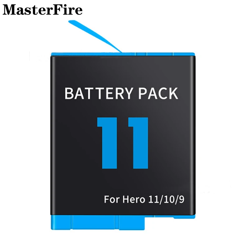 2-10 Pz Per Gopro Hero 11 Nero 1800Mah Batteria Agli Ioni Di Litio Per Gopro 12 Gopro 11 Gopro 10 Gopro9 Batterie Action Camera Accessori