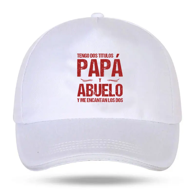 PAPA ABUELO Spanish Printed Baseball Cap High-quality Men Women Hat Casual Fashion Unisex Adjustable Sports Caps Hats 4