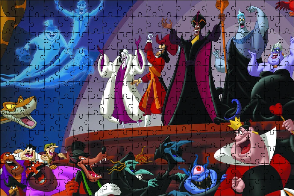 Disney 500 Pieces Puzzle Kids Toys Puzzle Disney Villains