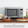 BMO650SIL1BUC1 the Compact Wave Soft Close Countertop Microwave, Silver 2
