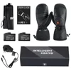 Unisex Far Infrared Heated Mitten Gloves Carbon Fiber Heating 3 Shift Temperatures Battery Heated Mitten Gloves SHGS38 6