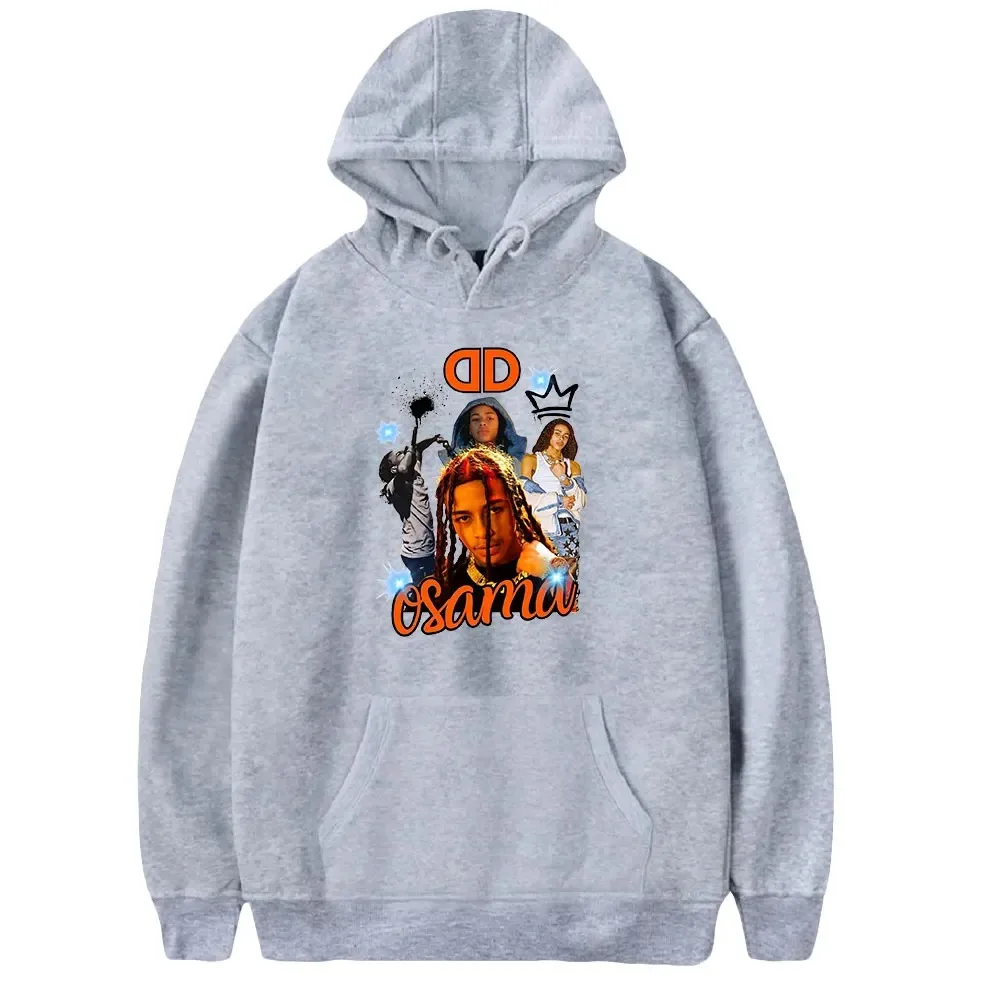 DD Osama Hoodie Mulheres Homens Manga Longa Pullover Com Capuz Moletons Unisex Casual Streetwear Moda Roupas 2024