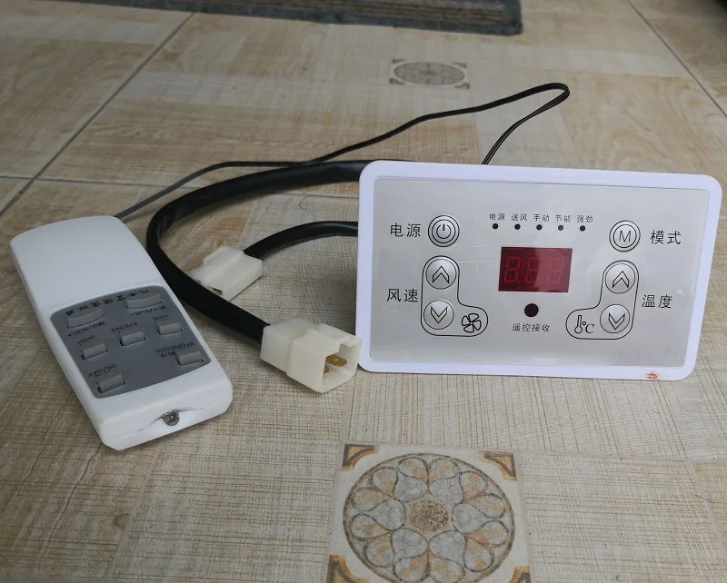 24V Parcheggio Aria Condizionata Retrofit Pannello Di Controllo Remoto Inverter Nascosto Camion Retrofit Pannello Aria Condizionata 12V