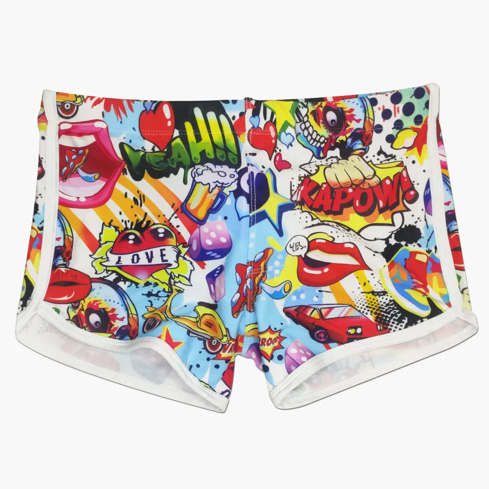 Men Swimsuits Swim Shorts Quick Dry Swimwear Beach Swimming Trunks Sport Surfing Jammer Bathing Beachwear