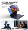 Keyboard Case for Samsung Galaxy Tab S9 FE10.9" /S9 11" with Magnetic Floating Cantilever Stand Multi-Touch Trackpad Pen Holder 6