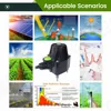 Solar Radiation Sensor 0-2000W/M range 0-2V 4-20MA Light detector 400-1100nm Wavelength range RS485 Pyranometer Transmission 6