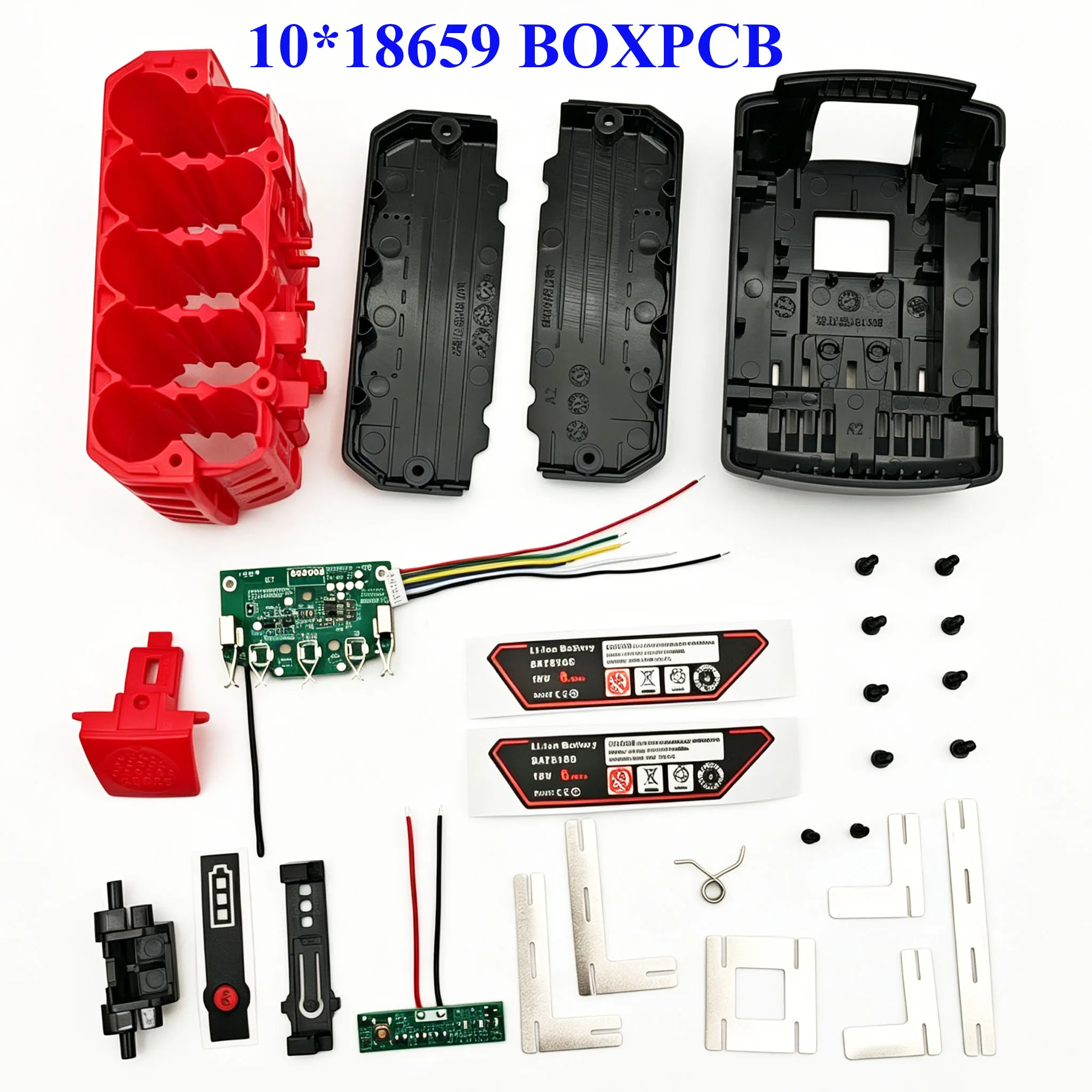 BAT618 리튬 이온 배터리 플라스틱 케이스 BMS PCB 보호 회로 기판 상자 보쉬 18V 리튬 배터리 팩 쉘 하우징