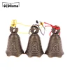 1PC DIY Wind Bell Pure Pendant Door Bell Small Bell Tree Pendant Decoration Christmas Metal Bell Decoration 2