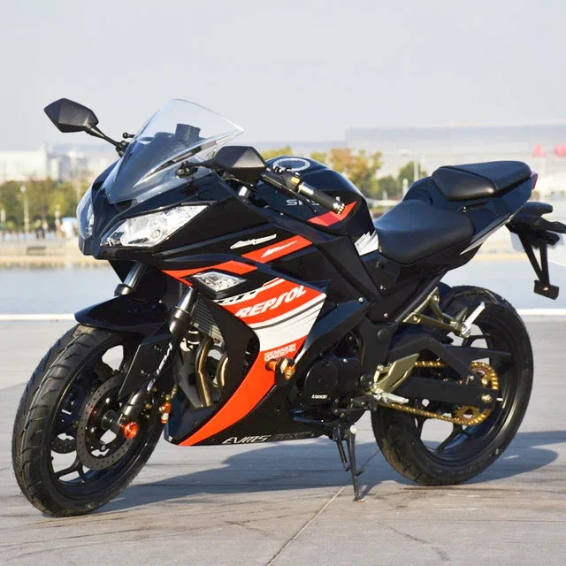 2022 Chinese factory wholesale gas street motorcycle cheapest high speed adult racing electric motorcycle for sale