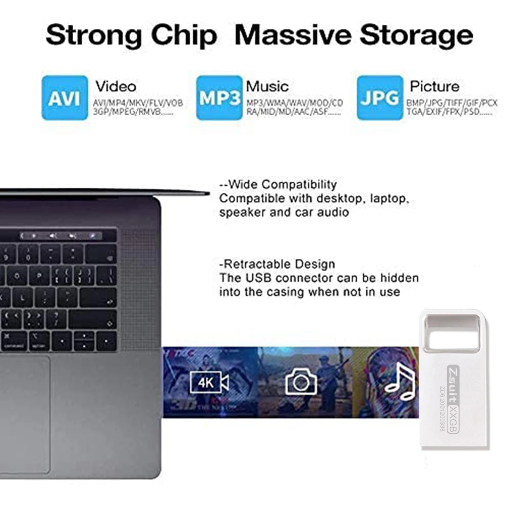 USB Flash Drive 10Pcs 128G 64GB 32GB 16GB 3.0 Real Capacity Waterproof