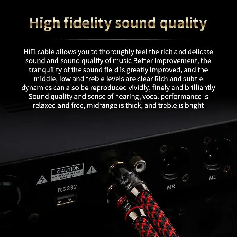 YYTCG 1  RCA  ̺ 2 RCA-2 RCA ȣ  ̺ HIFI ׷ 4N OFC -  DAC TV  