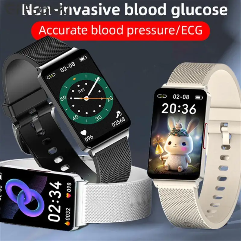 

EP08 Smart Watch ECG+PPG Blood Glucose Blood Oxygen Heart Rate Body Temperature Monitoring IP67 Waterproof HD Sports Bracelet