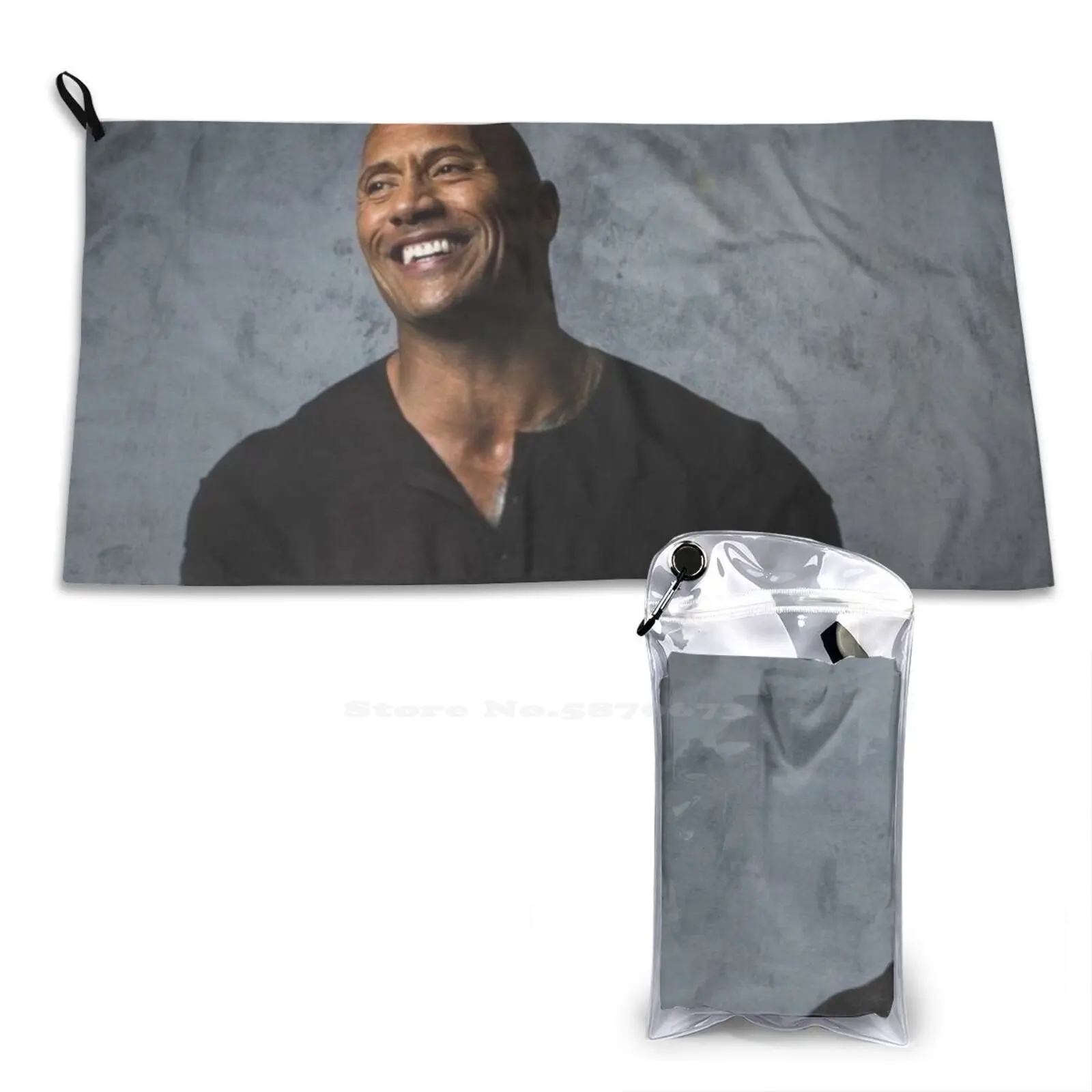 드웨인 수건 입욕 페이스 타올, 드웨인 존슨 레슬링 레슬링 파이터 파이팅 성인 수영 재미있는 밈 트렌디 트렌드 