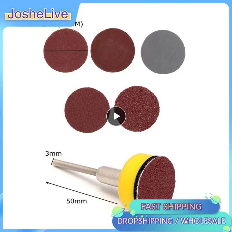 

Набор шлифовальных дисков 1 дюйм, наждачная бумага 25 мм, подложка из зернистости 100-3000 с переходником для сверла для влажной и полировки